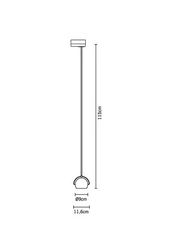 Chromierter Tracklight in Beluga-Farbe Fabbian Fabrik Fabbian aus Italien. Foto №9