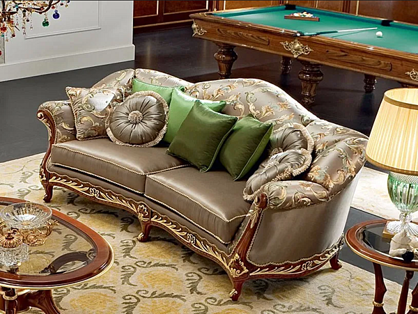 Dreisitzer Sofas mit Stoffbezug Modenese Luxury Interiors 13418 Fabrik MODENESE GASTONE aus Italien. Foto №1