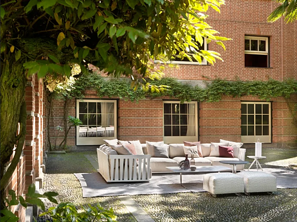 Ecksofa aus Stoff mit abnehmbarem Bezug Zante Outdoor FLEXFORM Fabrik FLEXFORM aus Italien. Foto №6