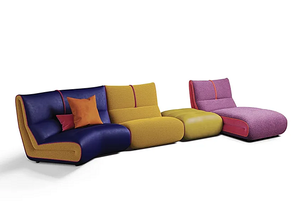 Modularer Ecksofa aus Stoff PONGO Egoitaliano Fabrik Egoitaliano aus Italien. Foto №1