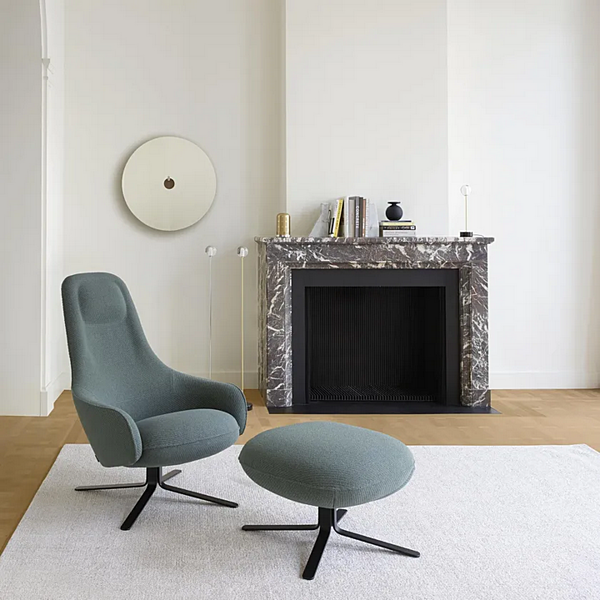 Stoffarmchair mit Armlehnen und 4-Sternfuß LIGNE ROSET MOA 19500105 Fabrik LIGNE ROSET aus Italien. Foto №3