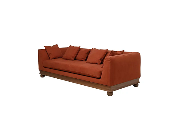Baumwollsofa mit gepolsterter Rückenlehne CHELINI PARIS Fabrik CHELINI aus Italien. Foto №2