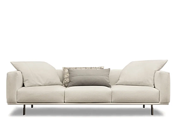 Dreisitzer Stoffsofa mit abnehmbarem Bezug Flou Binario