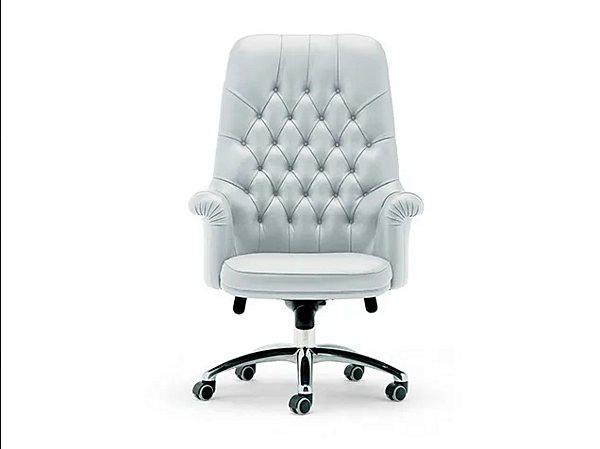 Tufted Lederstuhl Oxford POLTRONA FRAU Fabrik POLTRONA FRAU aus Italien. Foto №1