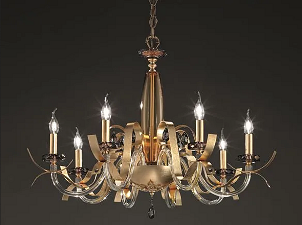 Kronleuchter aus Swarovski-Kristallen Nuage L8 Euroluce Lampadari Fabrik EUROLUCE LAMPADARi aus Italien. Foto №1