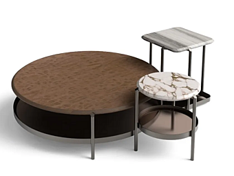 Kaffeetisch aus Holz Skyline GIORGETTI