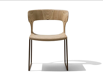 Gartenstuhl mit Schlittenbasis aus Aluminium GEA GIORGETTI 87040