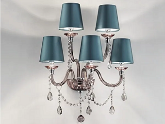 Wandleuchte mit Swarovski-Kristallen Arcobaleno A5 Euroluce Lampadari