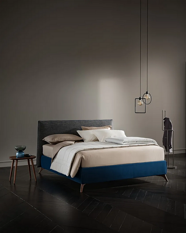 Doppelbett mit gepolstertem Kopfteil aus Stoff Altrenotti LOD Fabrik Altrenotti aus Italien. Foto №2