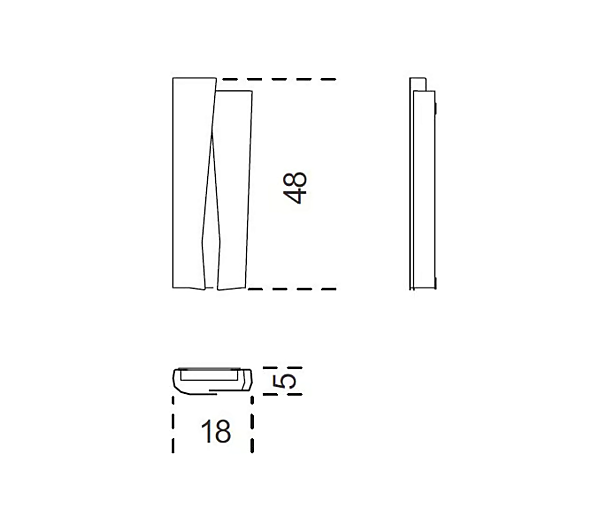 Wandleuchte aus Messing mit LED Gallotti&Radice Ori Fabrik Gallotti & Radice aus Italien. Foto №5