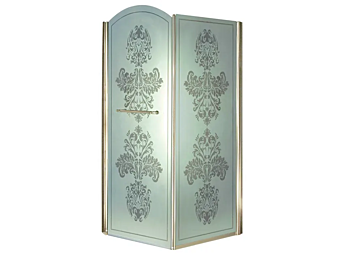 Eckdusche aus Glas Arcadia Gentry Home Fabrik Gentry Home aus Italien