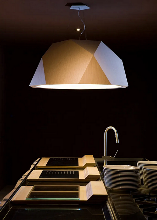 Hängelampe aus Aluminium Fabbian Crio Fabrik Fabbian aus Italien. Foto №21