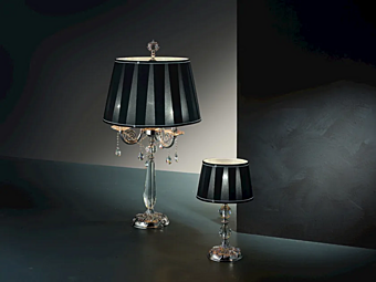 Tischlampe mit Swarovski-Kristallen Venere LG3 LP1 Euroluce Lampadari Fabrik EUROLUCE LAMPADARi aus Italien