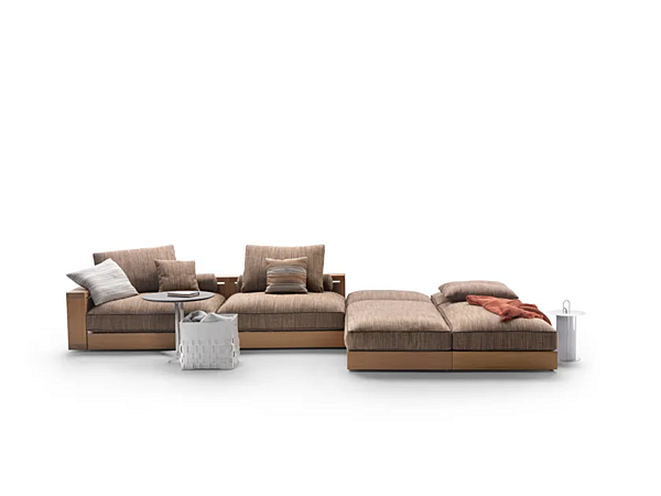 Ecksofa für den Garten aus Stoff FLEXFORM Hamptons Fabrik FLEXFORM aus Italien. Foto №6