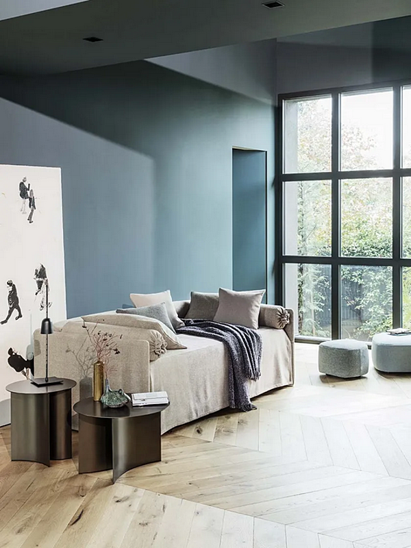 Stoff Schlafsofa mit abnehmbarem Bezug Flou Duetto Fabrik Flou aus Italien. Foto №10