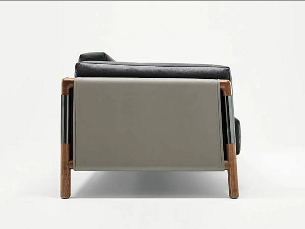Lederarmchair mit Armlehnen GIORGETTI Urban 66500, 66501 Fabrik GIORGETTI aus Italien. Foto №1