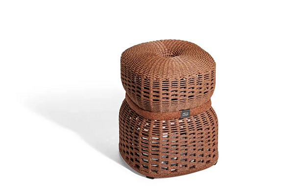 Garten Pouf aus nautischem Seil POLTRONA FRAU Lepli Outdoor Fabrik POLTRONA FRAU aus Italien. Foto №8