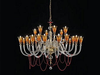 Kronleuchter mit Swarovski-Kristallen Claire L12 6 6 Euroluce Lampadari