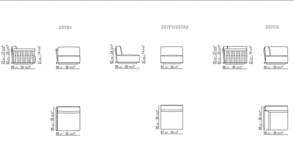 Ecksofa aus Stoff mit abnehmbarem Bezug Zante Outdoor FLEXFORM Fabrik FLEXFORM aus Italien. Foto №8