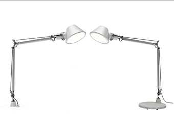 LED напольная лампа с поворотной ручкой Tolomeo XXL Outdoor материал алюминий бренд Artemide 1532150A, 1535150A