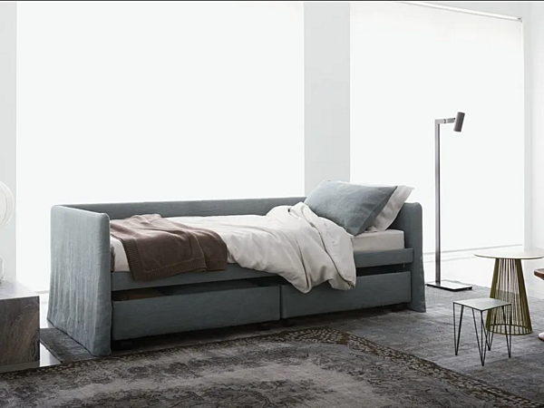 Stoff Schlafsofa mit abnehmbarem Bezug Flou Duetto Fabrik Flou aus Italien. Foto №8