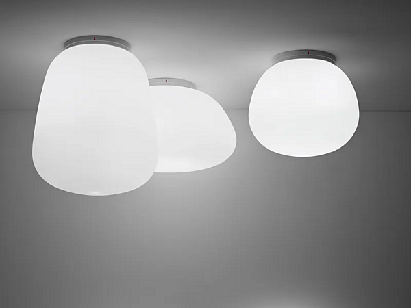 Glas Deckenlampe Fabbian Lumi Baka Fabrik Fabbian aus Italien. Foto №3