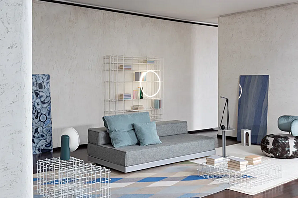 Schlafsofa aus Stoff mit gepolsterter Rückenlehne Saba Bed Breakfast Fabrik SABA aus Italien. Foto №3