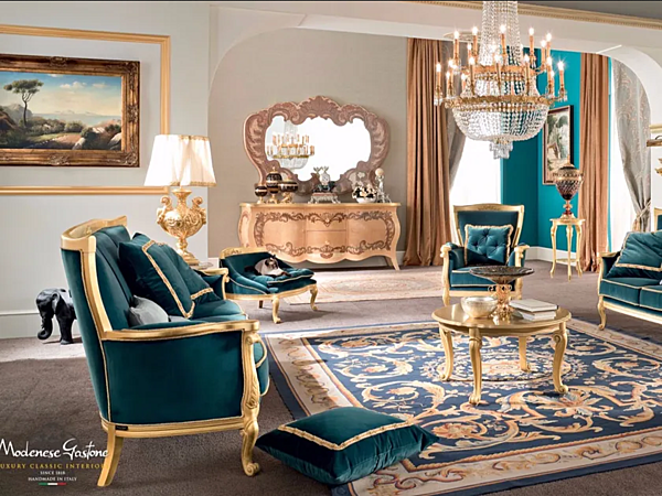 Tischlampe mit festem Arm Modenese Luxury Interiors 13701 Fabrik MODENESE GASTONE aus Italien. Foto №3