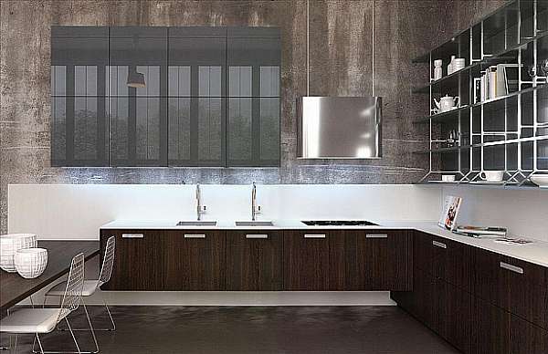 Küche ASTER CUCINE Noblesse 01 Fabrik Aster Cucine aus Italien. Foto №1