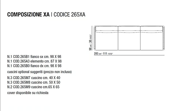 Dreisitzer Ecksofa aus Stoff für den Garten FLEXFORM EDDY OUTDOOR Fabrik FLEXFORM aus Italien. Foto №3