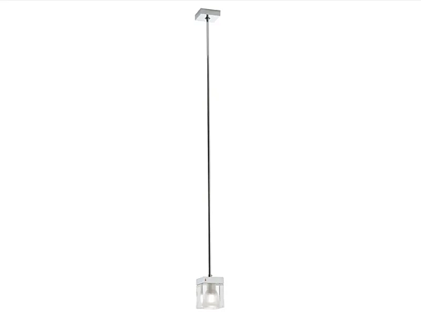LED Kristall Pendelleuchte Cubetto Fabbian Fabrik Fabbian aus Italien. Foto №2