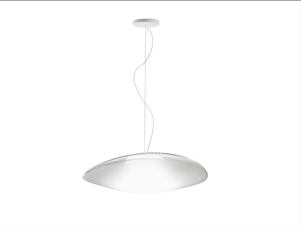 LED Pendelleuchte aus geblasenem Glas Fabbian Loop Fabrik Fabbian aus Italien. Foto №2