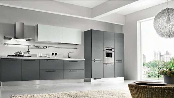 Küche HOME CUCINE frontali grigio cielo Fabrik HOME CUCINE aus Italien. Foto №1