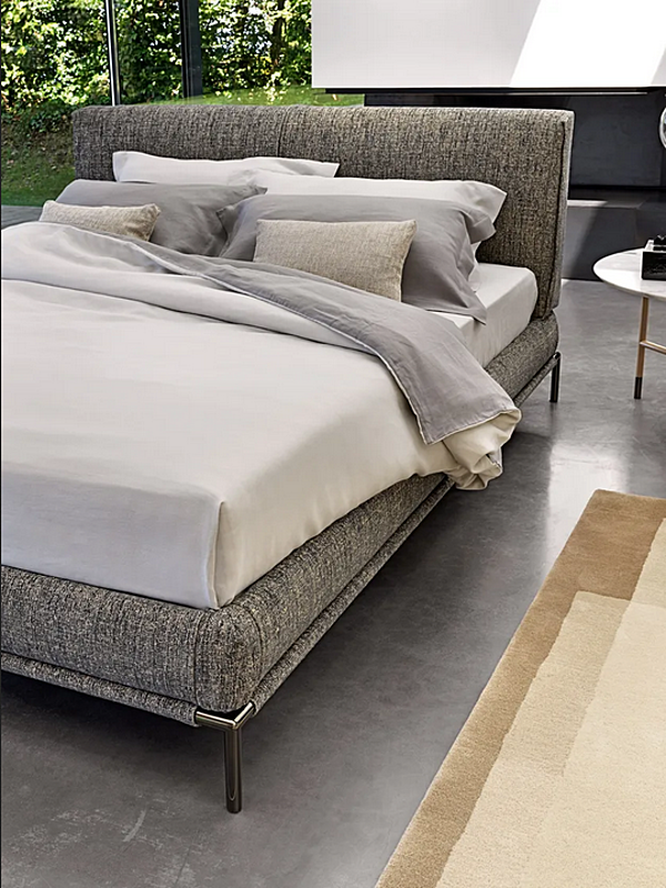 Doppelbett mit abnehmbarem Bezug aus Stoff Flou ICON Fabrik Flou aus Italien. Foto №11