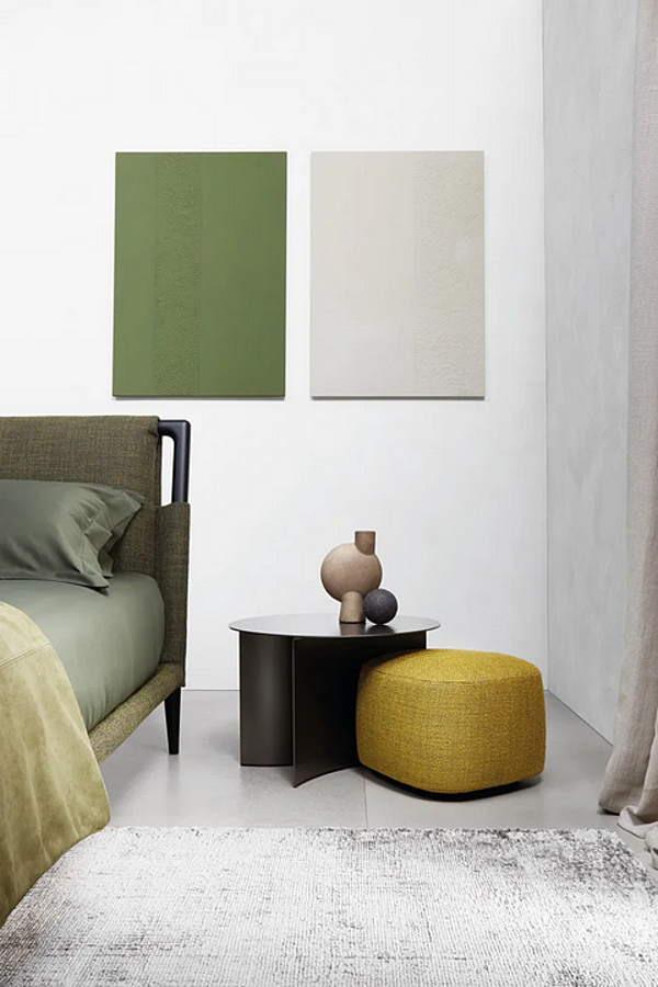 Doppelbett mit gepolstertem Kopfteil Flou Gaudi Fabrik Flou aus Italien. Foto №5