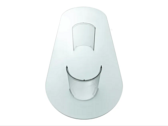 Ovaler Tisch aus Kristall Gallotti&Radice Adam Fabrik Gallotti & Radice aus Italien