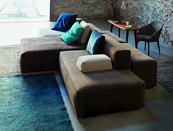 Ecksofa aus Stoff oder Leder VIBIEFFE 275 Glam Fabrik VIBIEFFE aus Italien. Foto №10