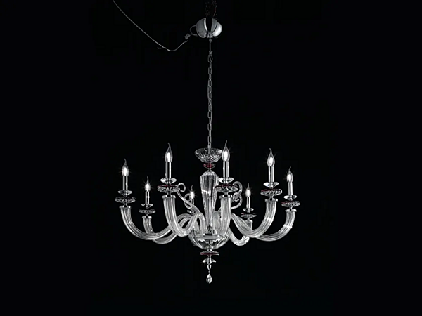 Kristalllüster mit Swarovski-Kristallen Atalia L8 Euroluce Lampadari Fabrik EUROLUCE LAMPADARi aus Italien. Foto №1