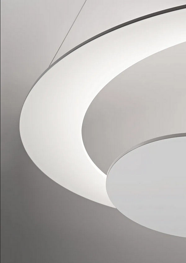 LED Pendelleuchte aus Aluminium Fabbian Glu Fabrik Fabbian aus Italien. Foto №4