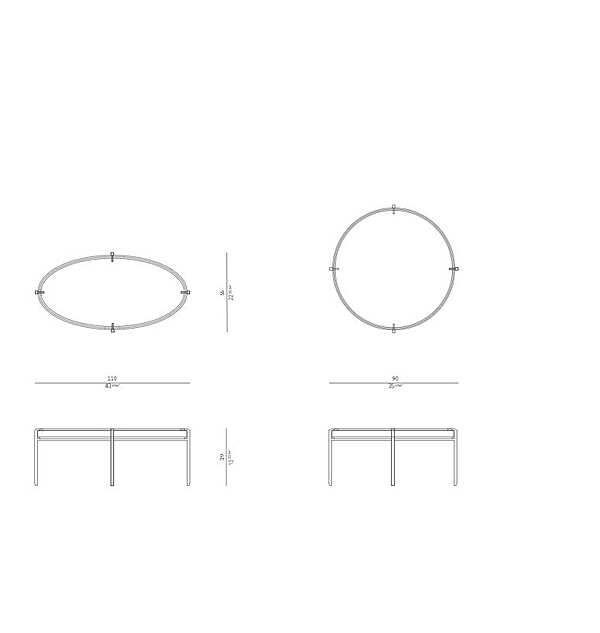 Couchtisch ROSSATO RHC-11 Fabrik ROSSATO aus Italien. Foto №5