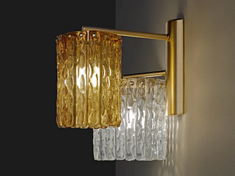 Glas Wandleuchte Salix Euroluce Lampadari