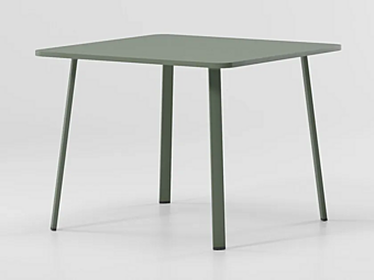 Quadratischer Gartentisch aus Aluminium KETTAL Village Fabrik KETTAL aus Italien