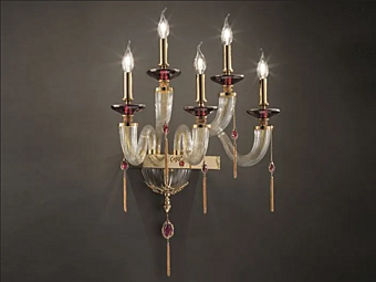 Wandleuchte mit Swarovski-Kristallen Julienne Axis A5 Euroluce Lampadari