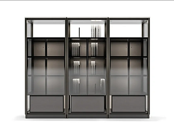 Regal mit integrierten Lichtern aus Holz GIORGETTI Domus