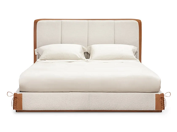 Doppelbett mit gepolstertem Kopfteil aus Stoff FORMITALIA CLARISSA Fabrik FORMITALIA aus Italien. Foto №2