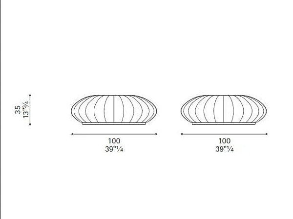 Pouf aus Leder POLTRONA FRAU Esedra Fabrik POLTRONA FRAU aus Italien. Foto №3