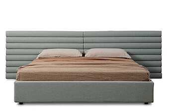 Lederbank mit Rückenlehne PAN FLUTE SABA