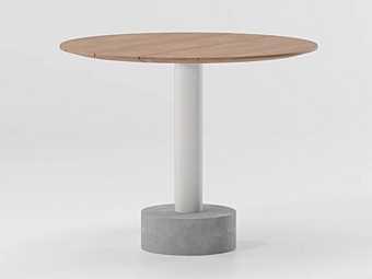Runder Tisch aus Aluminium KETTAL Roll