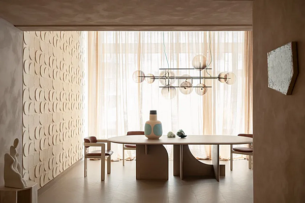 LED dimmbare Pendelleuchte aus Glas Gallotti&Radice Bolle Orizzontale Fabrik Gallotti & Radice aus Italien. Foto №5