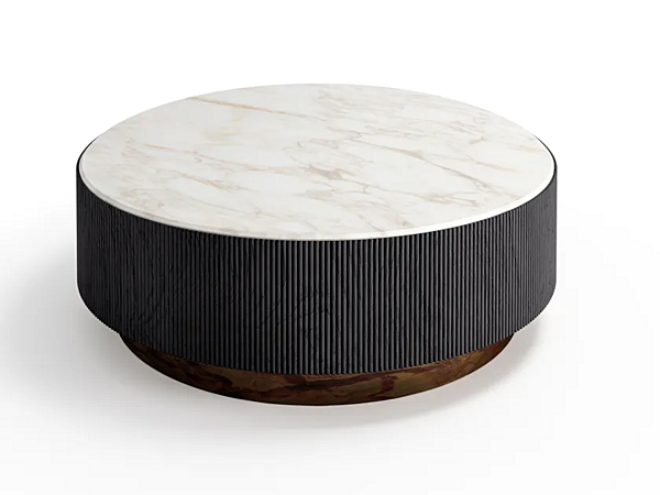 Runder Couchtisch aus massivem Holz Nori Gallotti&Radice Fabrik Gallotti & Radice aus Italien. Foto №1